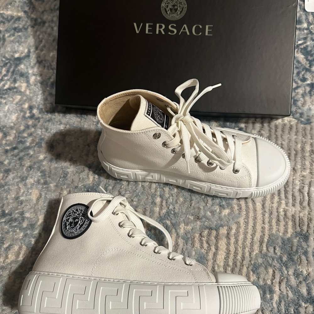 Versace High Top Sneakers 6.5